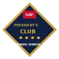 GAF President’s Club Award Winner