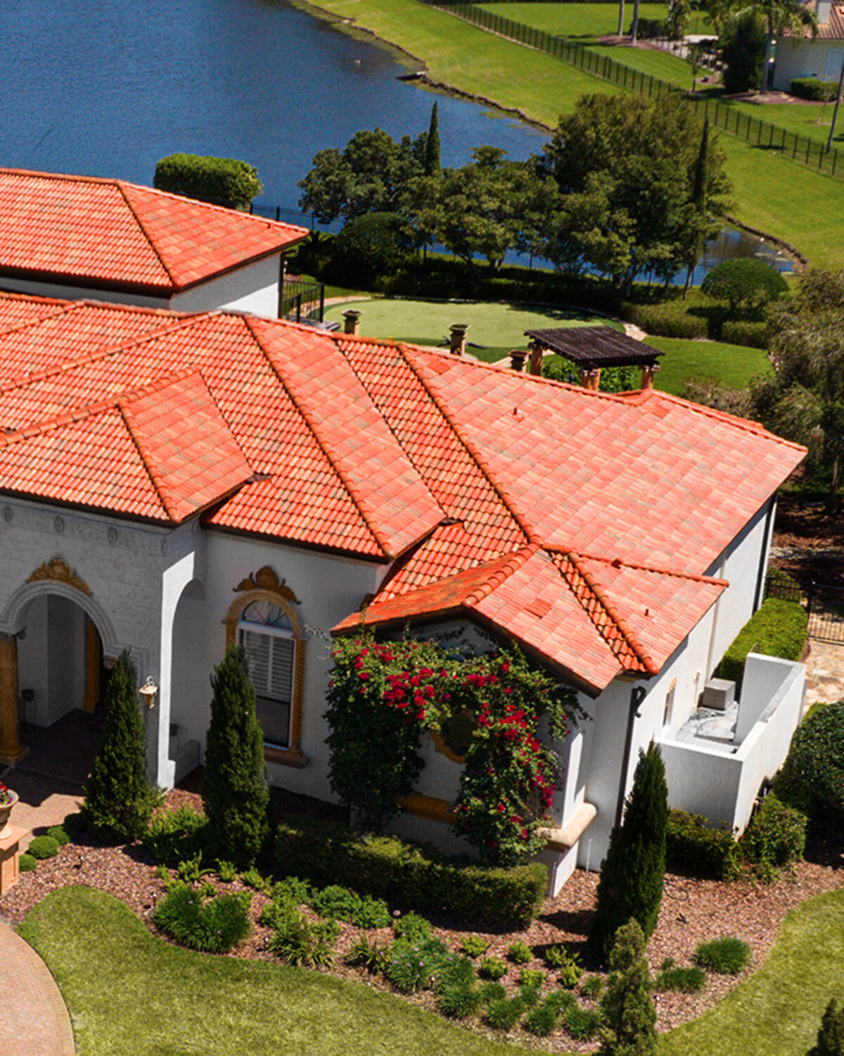 Brava Spanish Barrel Tile roof installation — official Brava marketing photo