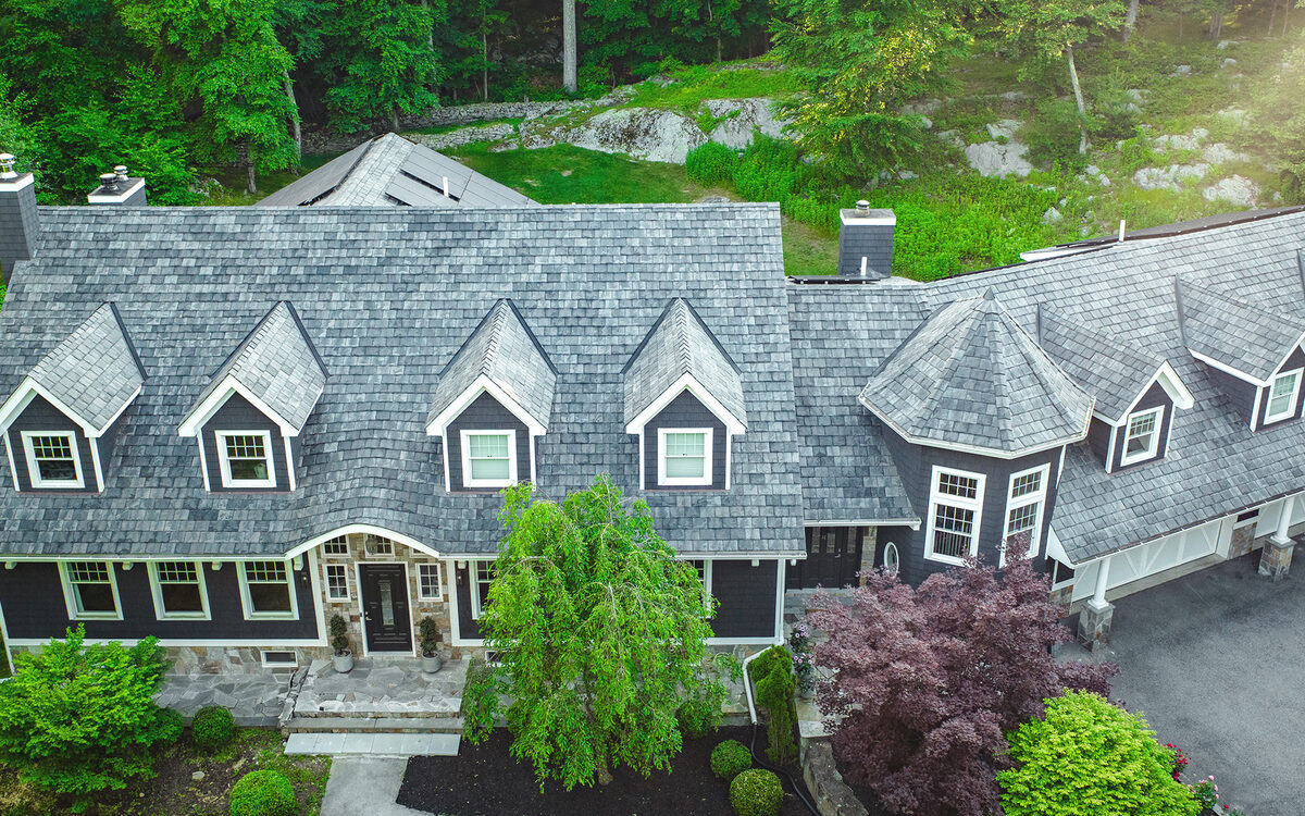 Brava Old World Slate composite roof — official Brava photo
