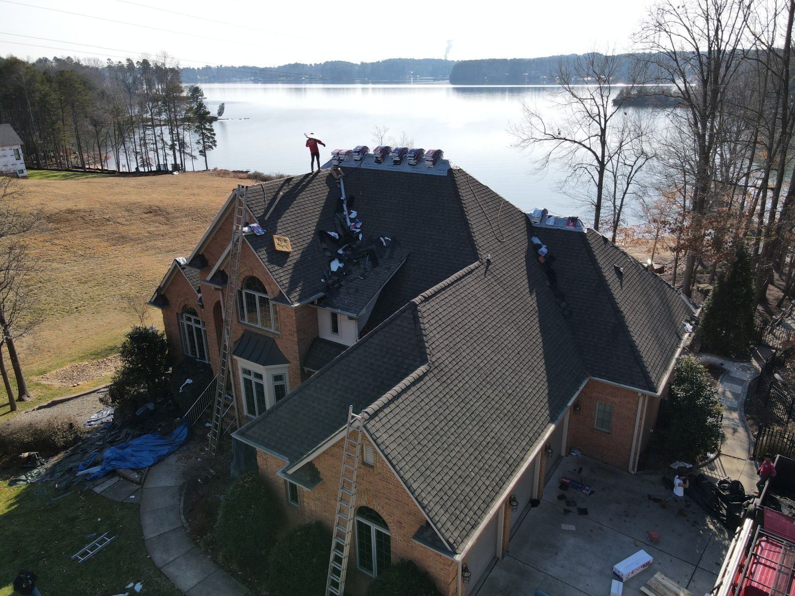 Residential roof replacement in Cornelius NC area